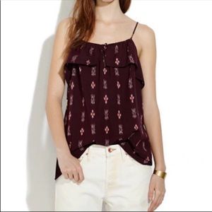 Madewell Tribal spaghetti strap tank